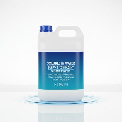 お買い得 水に溶ける表面サイズエージェント カチオンイオン性 凍結と曝露を避ける 紙のコーティングと繊維用途に最適 オンライン